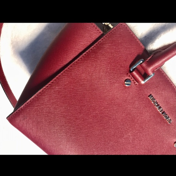 Michael Kors Burgundy Bag - Picture 4 of 5
